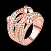 R747-B Nickle Free Antiallergic New Fashion Jewelry 18K Gold Plated Ring