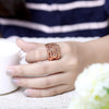 R747-B Nickle Free Antiallergic New Fashion Jewelry 18K Gold Plated Ring