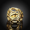 R784-A Nickle Free Antiallergic New Fashion Jewelry 18K Gold Plated Ring