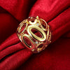 R784-A Nickle Free Antiallergic New Fashion Jewelry 18K Gold Plated Ring