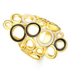 R763-A Nickle Free Antiallergic New Fashion Jewelry 18K Gold Plated Ring