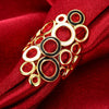 R763-A Nickle Free Antiallergic New Fashion Jewelry 18K Gold Plated Ring