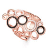 R763-B Nickle Free Antiallergic New Fashion Jewelry 18K Gold Plated Ring