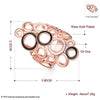 R763-B Nickle Free Antiallergic New Fashion Jewelry 18K Gold Plated Ring