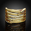 R746-A Nickle Free Antiallergic New Fashion Jewelry 18K Gold Plated Ring