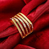 R746-A Nickle Free Antiallergic New Fashion Jewelry 18K Gold Plated Ring