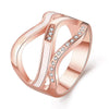 R760-B Nickle Free Antiallergic New Fashion Jewelry 18K Gold Plated Ring