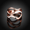 R760-B Nickle Free Antiallergic New Fashion Jewelry 18K Gold Plated Ring