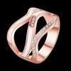 R760-B Nickle Free Antiallergic New Fashion Jewelry 18K Gold Plated Ring