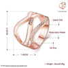 R760-B Nickle Free Antiallergic New Fashion Jewelry 18K Gold Plated Ring