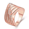 R746-B Nickle Free Antiallergic New Fashion Jewelry 18K Gold Plated Ring