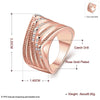 R746-B Nickle Free Antiallergic New Fashion Jewelry 18K Gold Plated Ring