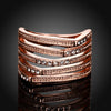 R746-B Nickle Free Antiallergic New Fashion Jewelry 18K Gold Plated Ring