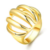 R745-A Nickle Free Antiallergic New Fashion Jewelry 18K Gold Plated Ring