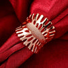 R789-B Nickle Free Antiallergic New Fashion Jewelry 18K Gold Plated Ring