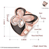 R771-B Nickle Free Antiallergic New Fashion Jewelry 18K Gold Plated Ring