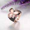 R771-B Nickle Free Antiallergic New Fashion Jewelry 18K Gold Plated Ring