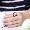 R771-B Nickle Free Antiallergic New Fashion Jewelry 18K Gold Plated Ring