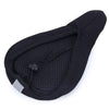 Bike Seat Cover 3D Memory Sponge Saddle Anti-slip Air-permeable Pad with Reflective Stripe