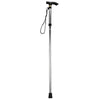Adjustable Aluminum Metal Walking Stick Folding Collapsible Travel Cane with Non-slip Rubber Base