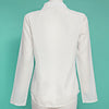 Sexy Plunging Neck Long Sleeve Lace Up Pure Color Shirt for Ladies