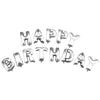 Alphabet Letters Aluminum Foil Balloons Happy Birthday Party Decoration