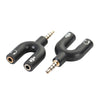 3.5mm Stereo Splitter Audio to Mic Headset Jack Plug Y Adapter