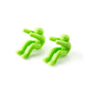2Pcs Creative Little  Shaped Silicone Spill-proof Raising Pot Cover Cooking Anti-overflowing Tools Cell Phone Holder