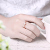 R001-A-7 Gold Plated Korean Style New Design Finger Ring for Lady