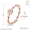 R001-A-7 Gold Plated Korean Style New Design Finger Ring for Lady