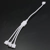 3x5M 2835 RGB  LED Strip Light with 44 Key IR Controller 1 to 3 Connecting line