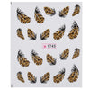 Stylish Art Tips Feather Water Transfers Nail Sticker for Ladies