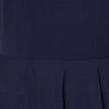 Fresh Style Round Collar Long Sleeve Lace Spliced Color Block A-Line Women's Dress