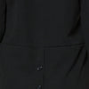 Simple Design Round Collar Long Sleeve Color Button and Pocket Design Straight Women's Dress