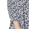 Fresh Style Jewl Neck Long Sleeve Printed Button Design Ruffled A-Line Women's Dress