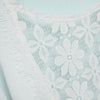 Elegant Jewel Collar Long Sleeve Lace Work Pure Color Bodycon Midi Dress for Ladides