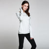 Stylish Slash Collar Long Sleeve Pure Color Knitted Pullover for Women