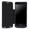 4200mAh Backup Battery Case External Power Bank Charger Case with Leather Cover for Samsung S6