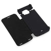 4200mAh Backup Battery Case External Power Bank Charger Case with Leather Cover for Samsung S6