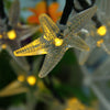 WTL - HX 30 Starfish Shape Solar LED Decorative Lamps String Light for Christmas Festival