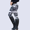 Trendy Handed-Painting Elastic Waist Print Skinny Leggings for Women