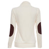 Stylish Zipper Design Turtleneck Long Sleeve Patchwork Solid T-Shirt for Women