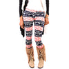 Trendy Elastic Waist Tribal Print Skinny Leggings for Ladies