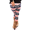 Trendy Elastic Waist Tribal Print Skinny Leggings for Ladies