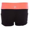 Active Elastic Waist Color Block Shorts for Women
