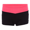 Active Elastic Waist Color Block Shorts for Women