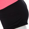 Active Elastic Waist Color Block Shorts for Women