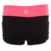 Active Elastic Waist Color Block Shorts for Women