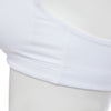 Active U-Neck Pure Color Zippered Racerback Crop Top for Women