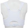 Active U-Neck Pure Color Zippered Racerback Crop Top for Women